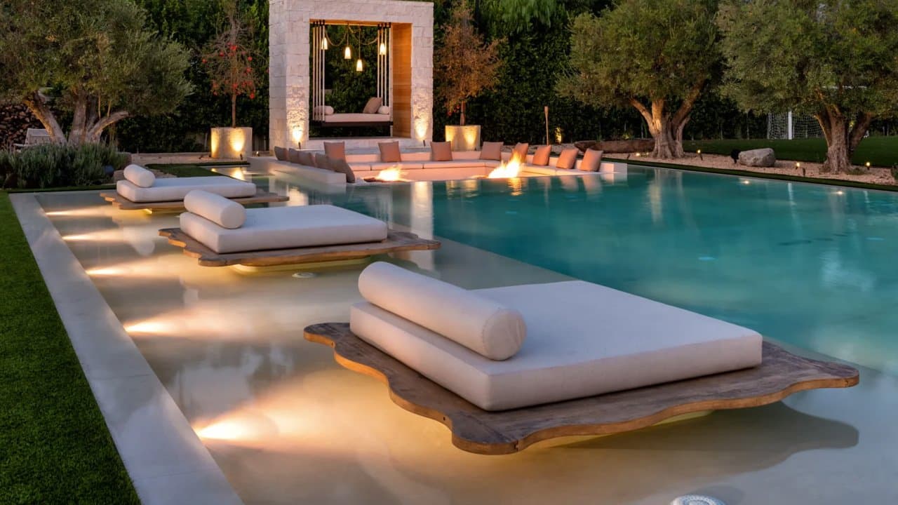 Pool Sitting Area